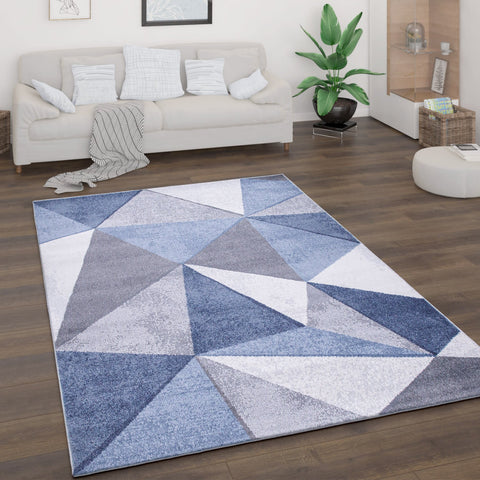 Modern Short-Pile Rug – Soft, Durable & Easy-Care – Geometric Patterns