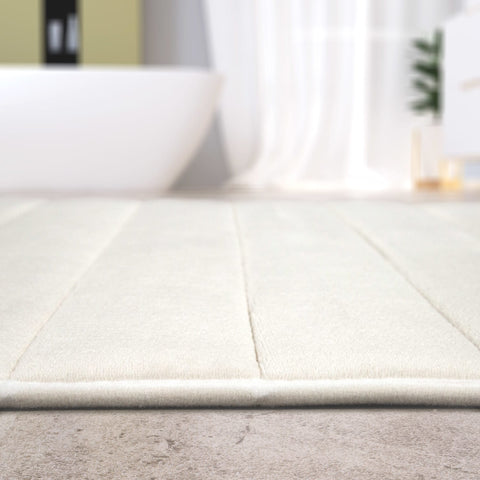 Memory Foam Bath Mat – Soft & Durable – Embossed Patterns – Relaxing Comfort
