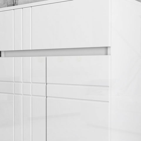 Rootz Bathroom Cabinet on Stand - Storage Unit - Organizer - Space-Saving - 60cm x 30cm x 80cm