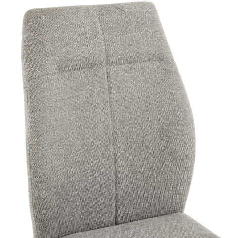 Rootz 4 Piece Set Dining Room Chairs - Ergonomic Chairs - Modern Seating - Breathable Linen - 43cm x 58cm x 102.5cm