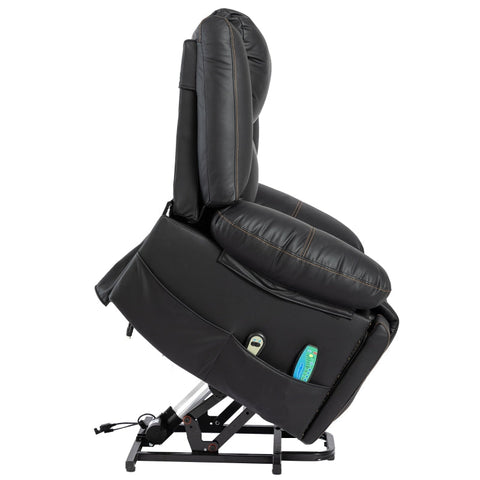 Rootz Electric Massage Chair - Recliner - Heated Armchair - 8-Point Massage & Storage - 85x75x103cm