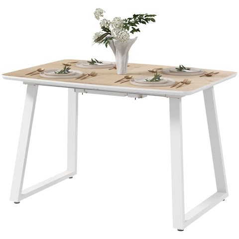 Rootz Folding Dining Table - Extendable Table - Industrial Table - Space-Saving - 120cm to 160cm x 80cm x 76cm