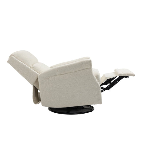 Rootz Swivel Reclining Chair - Armchair - Lounge Chair - Ergonomic Comfort - 80 x 91 x 84 cm