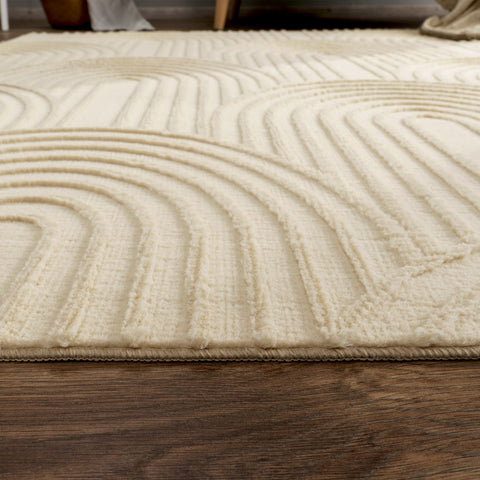 Soft Short Pile Rug – Modern Elegant Pattern – Durable & Easy to Clean
