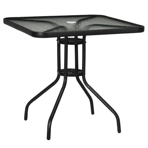Rootz Garden Table - Patio Table - Outdoor Dining Table - Weatherproof & Robust Stability - 76x76x72 cm