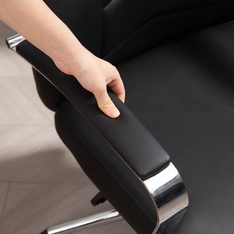 Rootz Office Chair - Desk Chair - PC Chair - Height Adjustable Comfort - 64cm x 78cm x 118-126cm