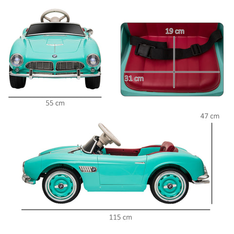 Rootz BMW 507 Electric Car - Toy Vehicle - Ride-On Car - Remote Control - 115cm x 55cm x 47cm