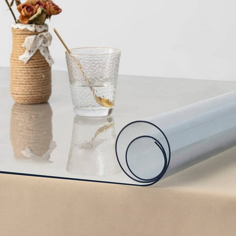 Rootz transparant PVC-tafelkleed - doorzichtige hoes - beschermende overlay - duurzaam, waterdicht, hittebestendig - gemakkelijk schoon te maken - meerdere maten beschikbaar
