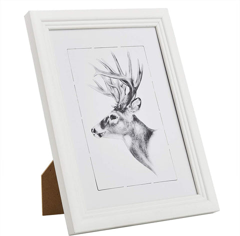 Rootz 10 Set Picture Frame - Photo Display - Artos Style Frames - Durable Solid Wood - 10 x 15 cm - Stable & Moisture-Resistant Glass Panel