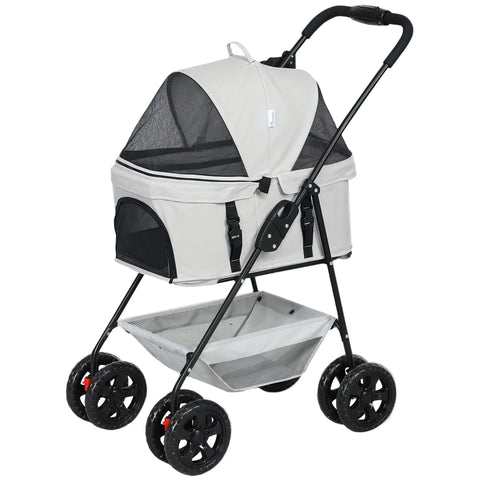 Rootz 3-in-1 Pet Trolley - Foldable Dog Cars - Portable Carriers - Easy Storage - 76cm x 50cm x 102cm
