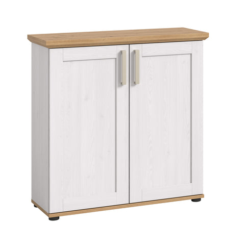 Rootz High board Storage Cabinet - Tall Cupboard - Modern Furniture - Spacious Storage - 84x88x37cm