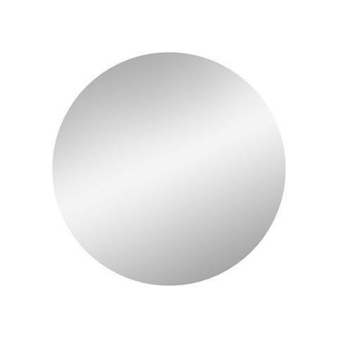 Rootz Artisan Oak Imitation Wall Mirror - Round Mirror - Modern Design - Sustainable Wood - 70x70x6 cm