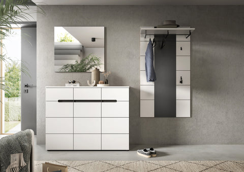 Rootz Wardrobe Combination - Closet Organizer - Hallway Storage Unit - Ample Storage - 215cm x 190cm x 37cm