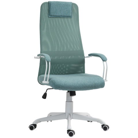 Rootz Rotating Office Chair - Ergonomic Lumbar Chair - Adjustable Desk Chair - Thick Foam Support - 58 x 61 x 115-125 cm