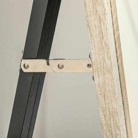 Rootz Full Body Mirror - Floor Mirror - Splinter-Free - Crystal Clear Reflection - 162.6 x 53.3 cm -Brown Frame