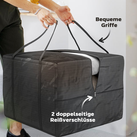 Rootz 384L Storage Bag - Moving Bag - Waterproof Carry Bag - Durable & Spacious - 80cm x 80cm x 60cm