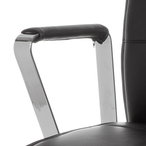 Rootz XXL Directiestoel - Bureaustoel - Leren stoel - Hoogwaardig echt leer - Verstelbaar lichaamsgewicht - Anti-shockfunctie - 118-127 cm x 61 cm x 54 cm