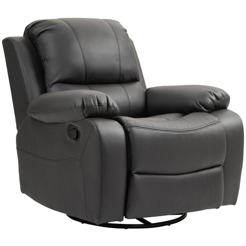 Rootz Relaxation Chair - TV Armchair - Recliner Chair - Padded Headrest - Adjustable Backrest - Fold-Out Footrest - 93cm x 100cm x 98cm