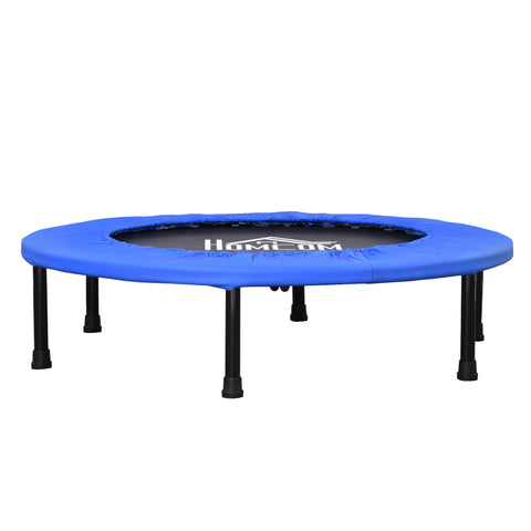 Rootz Fitness Trampoline – Mini Trampolines – Exercise Rebounder – Non-Slip Feet – 100kg Capacity – Ø91 x 22.5cm – Black+Blue