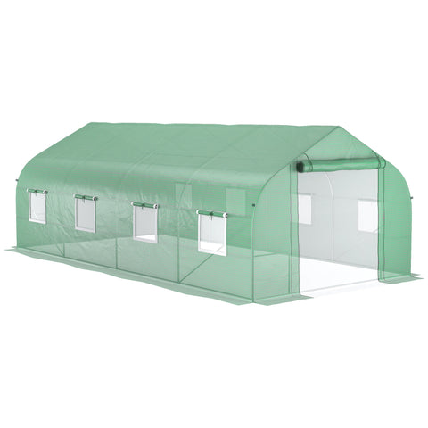 Rootz Garden Tunnel Greenhouse - Plant Shelter - Plant Protector - UV Protection - 595cm x 300cm x 210cm