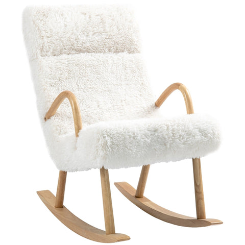 Rootz Rocking Chair - Relaxing Armchair - Rocker Chair - Cozy Retreat - 58cm x 114cm x 109cm