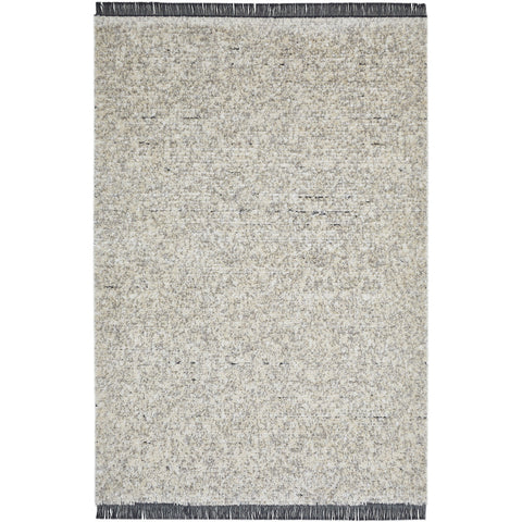 Rootz Shaggy Rug with Fringes - Beige-Gray Carpet - Soft Floor Mat - Luxurious Comfort - 170 x 120 x 2.1 cm