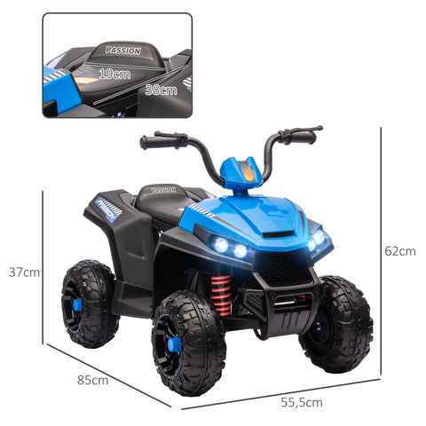 Rootz Electric Children's Quad - Kids Ride-On - Toy ATV - Safe 5 km/h Speed - 85cm x 55.5cm x 62cm