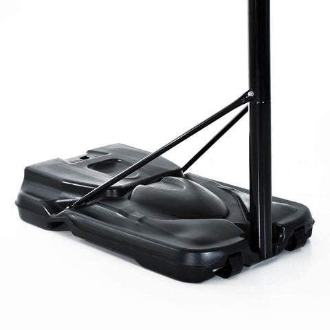Rootz Mobile Basketball Stand - Height-Adjustable Hoop - Portable Basketball System - First-Class Stability - Easy Mobility - 230x110x368cm - Steel + PE