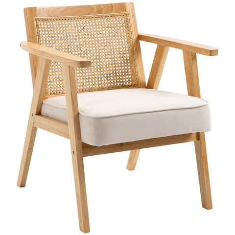 Rootz Comfortable Lounge Chair - Armchair - Relax Chair - Thick Cushion Comfort - 63L x 69W x 78H cm