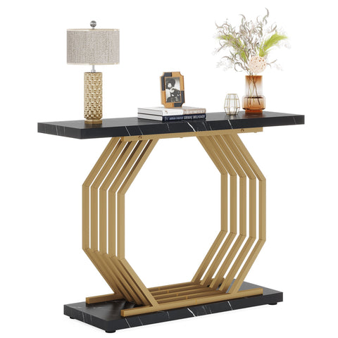 Rootz Chic Console Table - Sofa Table - Entryway Table - Stain & Scratch Resistant - 100cm x 30cm x 82cm