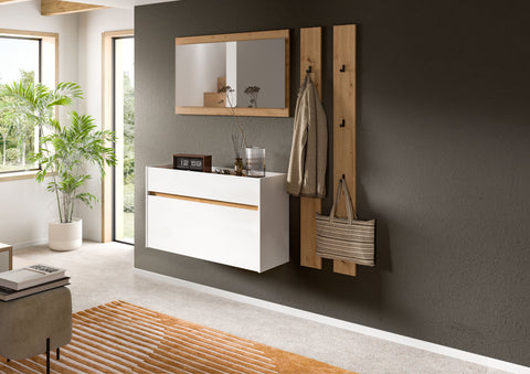 Rootz Wardrobe Combination Set - Closet Organizer - Space-Saving - Quick Assembly - 192x172x32 cm