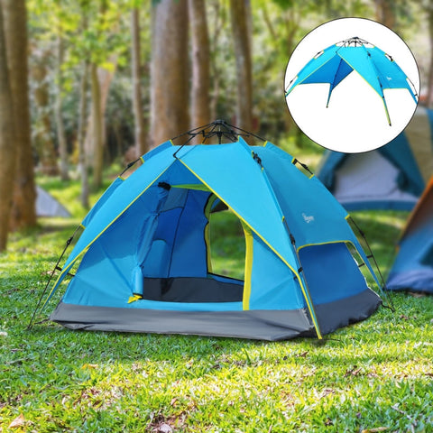 Rootz Camping Tent - Pop Up Tent - Beach Tent - Quick Setup - Weather Resistant - Multi-Functional - 230cm x 200cm x 135cm
