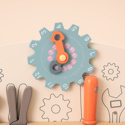 Rootz Toy Workbench Tool Bench Set for Kids - Children's Tool Set - Wooden Play Tools - Safe Material - Stimulate Imagination - Perfect Gifts - 61 x 30,5 x 76 cm