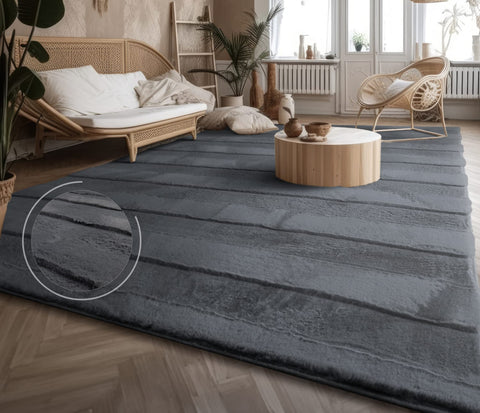 Soft Deep-Pile Rug – Stylish Patterns – Durable & Easy to Clean – 100% Polyester