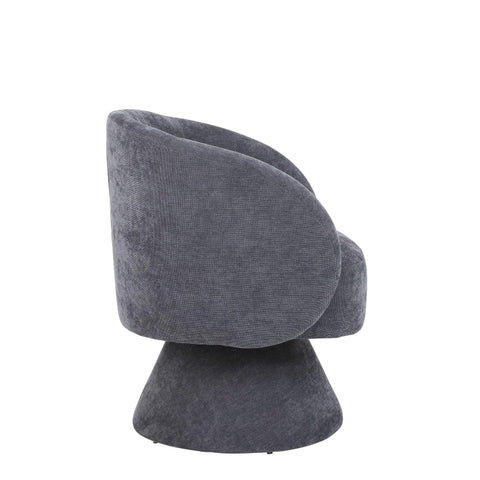 Rootz Modern Leisure Chair - Swivel Chair - Rotating Seat - Comfortable Seating - 67cm x 61.4cm x 77.9cm