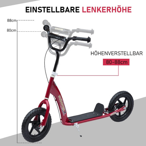 Rootz Kinderscooter - Kinderscooter - Stedelijke scootmobiel - Verbeterde veiligheid - Verstelbaar stuur - Duurzaam stalen frame - 120 cm x 52 cm x 80-88 cm