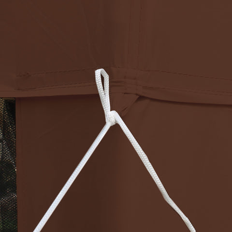 Rootz 3x3m Garden Pavilion - Gazebo - Outdoor Canopy - Ventilated Roof - 3l x 3b x 2.68h m