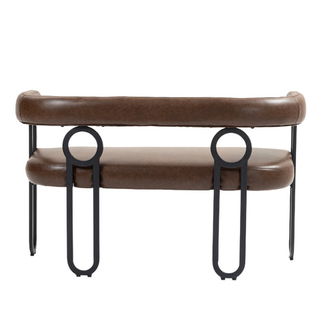 Rootz Double Sofa Bed - PU Leather Couch - Comfy Seating - High Density Foam - 118cm x 53cm x 71cm