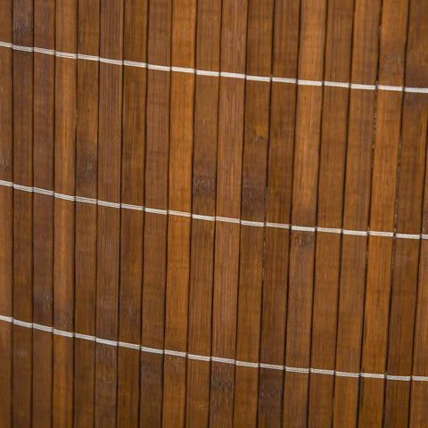 Rootz Laundry Basket - Laundry Hamper - 55l Capacity - Removable Lid - Bamboo - Polyester Blend - Brown - 38 cm x 38 cm x 57 cm