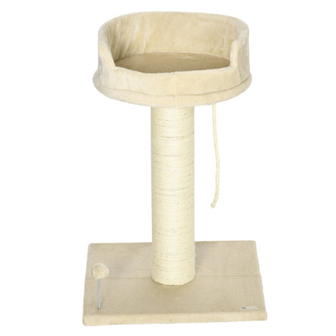 Rootz Cat Tree Play Tower - Scratching Post - Climbing Activity Center - Plush Comfort - 55cm x 55cm x 83cm