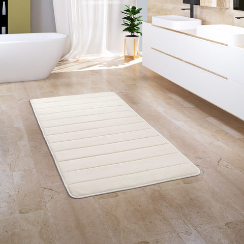 Memory Foam Bath Mat – Soft & Durable – Embossed Patterns – Relaxing Comfort