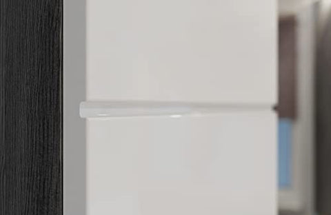 Rootz Bathroom Furniture Set - Vanity Cabinet - Wood Material - Glossy White Front - Space-saving - FSC Certified - Sustainable - 120cm x 45cm x 60cm