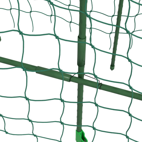 Rootz Large Arch Bird Net - Climbing Arch - Garden Trellis - Easy Assembly - Durable Steel - 43cm x 182cm x 183cm