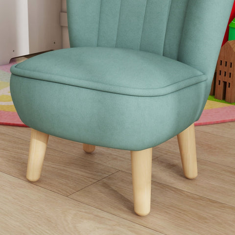 Rootz Kids Armchair - Children's Lounge Chair - Mini Sofa - Velvety Soft Cover - Sturdy Wooden Frame - 44cm x 45cm x 56.5cm