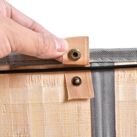 Rootz Bamboo Laundry Basket - 100L Clothes Hamper - Foldable Storage Bin - Water Resistant - 52cm x 32cm x 63cm - Grey