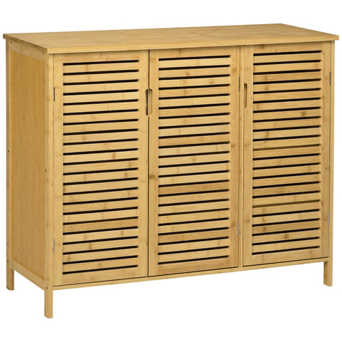 Rootz Schoenenkast - Schoenenopberger - Schoenenorganizer - Duurzaam Bamboe - Verstelbare Planken - Verbeterde Ventilatie - 100cm x 35cm x 80cm