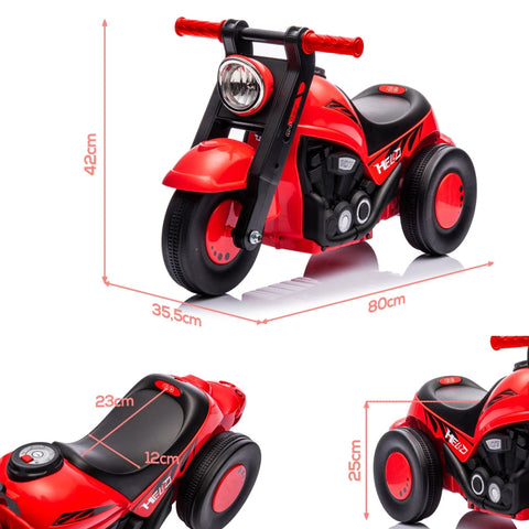 Rootz Toddler Ride-On Motorcycle Car - Kids Vehicle - Baby Push Car - Enhances Walking Skills - 80L x 35.5W x 42H cm