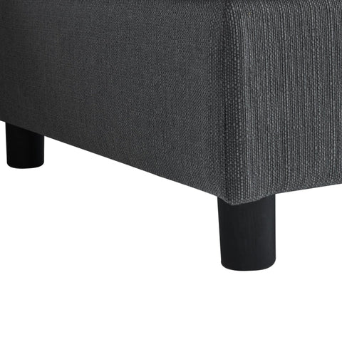 Rootz Modern 3 Seat Corner Sofa - Comfortable Couch - Ergonomic Sofa - Back Support - 220L x 157P x 81H cm