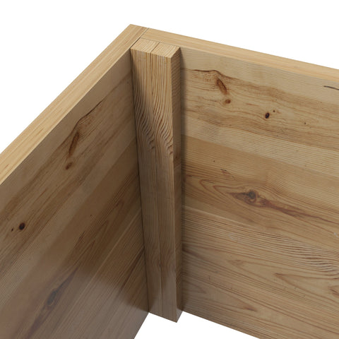 Rootz Plant Box with Trellis - Climbing Plant Box - Raised Balcony Bed - Strong Fir Wood - 160cm x 55cm x 183cm