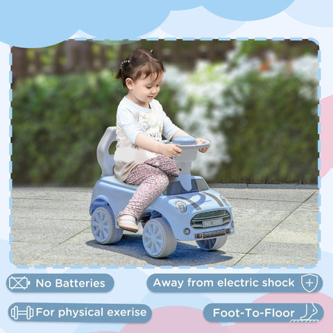 Rootz Kids Ride-On Car - Children's Car - Walker Toy - Anti-Tip Design - Interactive Fun - Motor Skills Development - 53cm x 25cm x 35cm